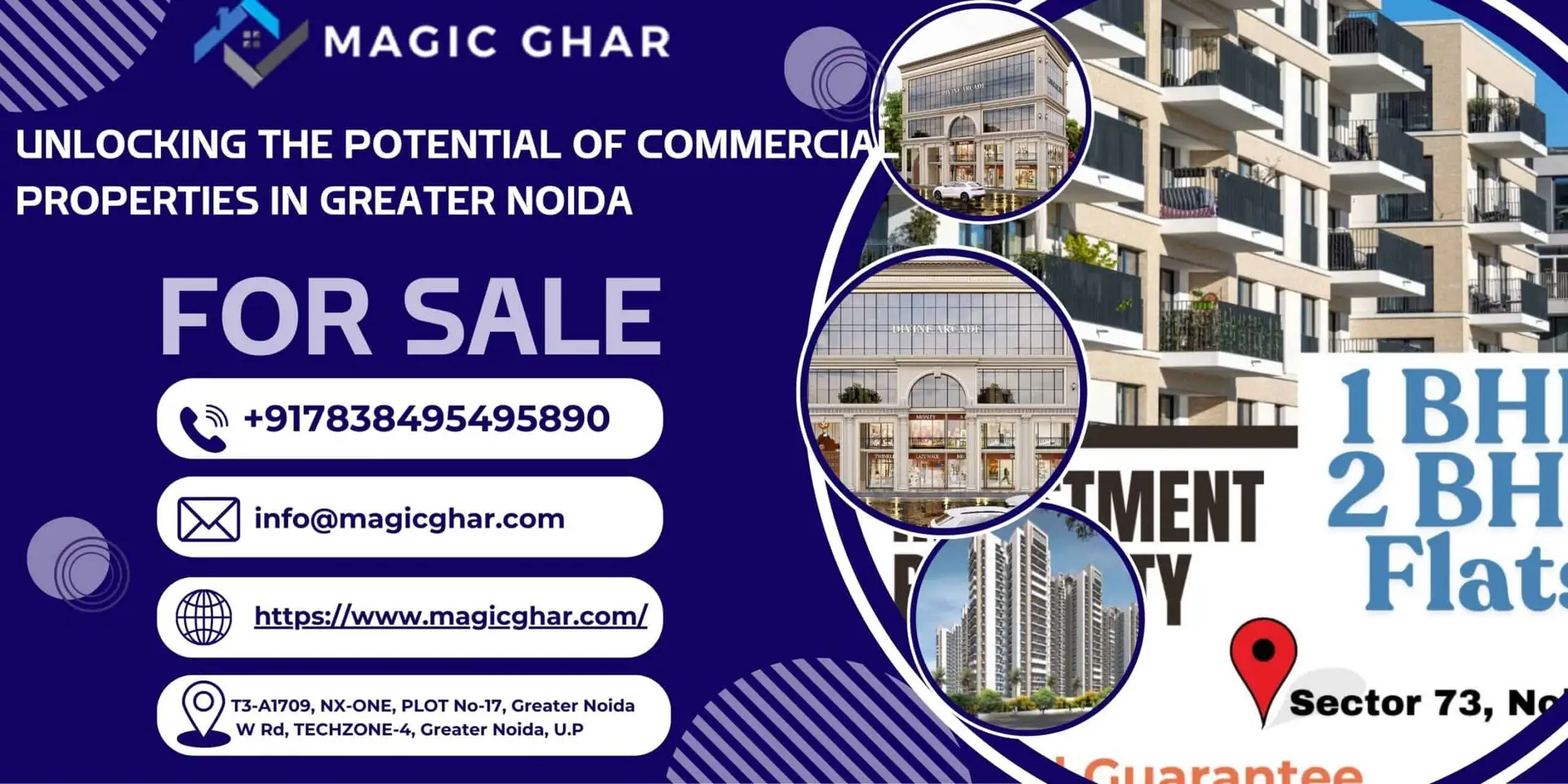 Unlocking the Potential of Commercial Properties in Greater Noida West with Magic Ghar