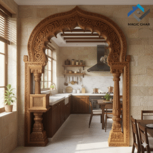 Contemporary Dual-Tone Arch